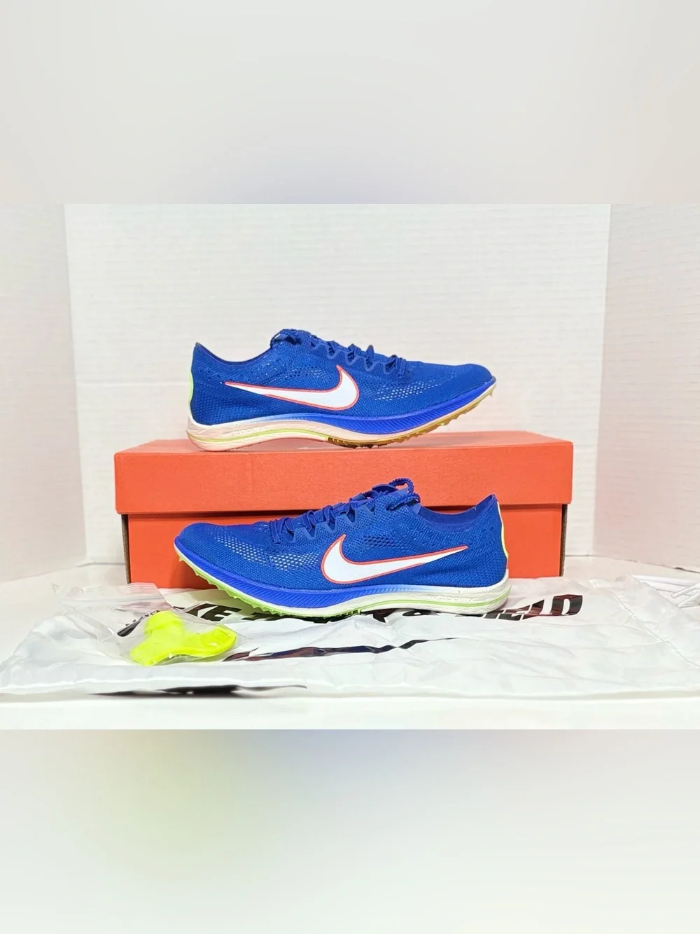 Nike ZoomX Dragonfly Track & Field Shoes running Spikes blue white CV0400-400